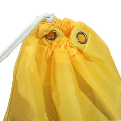 Sac de cordon résistant de tissu de pouce du polyester 210D 22x28