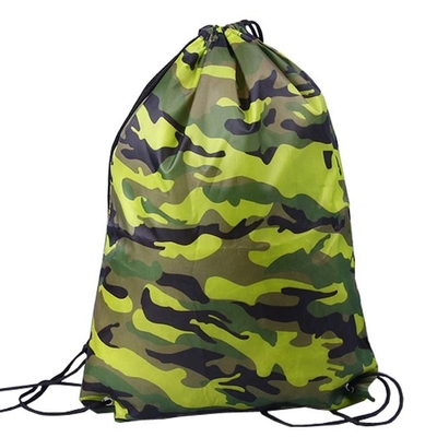 Petits sacs de cordon en nylon du polyester 210D 0.4cm CMYK