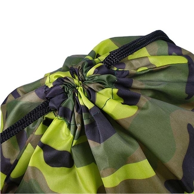 Petits sacs de cordon en nylon du polyester 210D 0.4cm CMYK