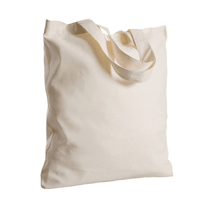 Toile blanche Tote Bag de coton de l'once 50x2.5cm du milieu 8