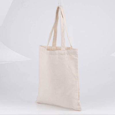 Toile blanche Tote Bag de coton de l'once 50x2.5cm du milieu 8