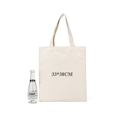 Toile blanche Tote Bag de coton de l'once 50x2.5cm du milieu 8