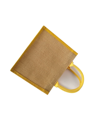Réutilisable aucun sac à provisions du jute 380gsm de l'impression 30x12x30cm