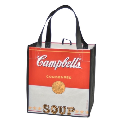 Sac tissé par 110gsm réutilisé de la bouteille 30x40x15cm RPET
