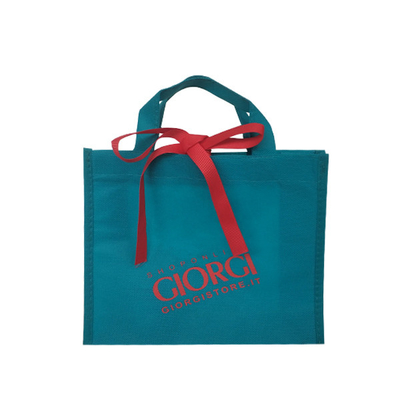 Petit sac non tissé réutilisé de CMYK 30cm 80gms pp