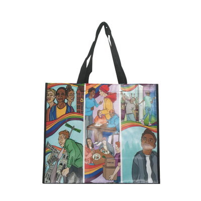 40x30x14cm 3000pcs ont stratifié les sacs non tissés de polypropylène