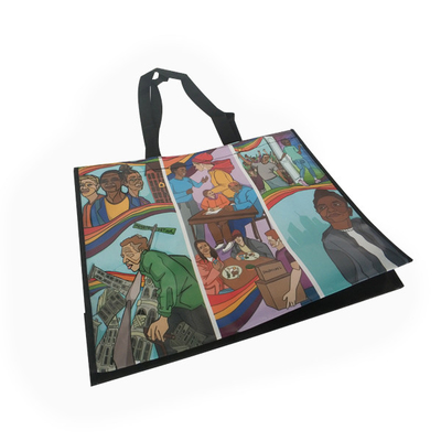 40x30x14cm 3000pcs ont stratifié les sacs non tissés de polypropylène