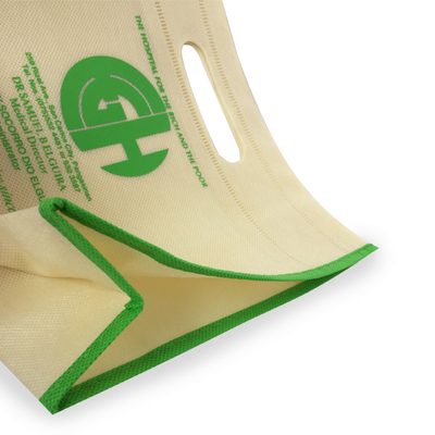 Sac non tissé de la soudure à chaud 70gsm pp de l'impression 25x9x21cm de CMYK
