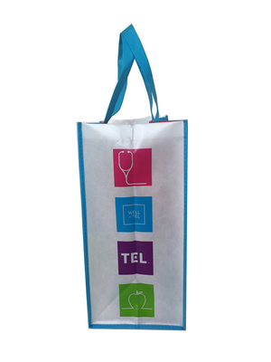 Légers stratifiés manipulent le sac non tissé de GV 50x2.5cm 9gsm pp de PE