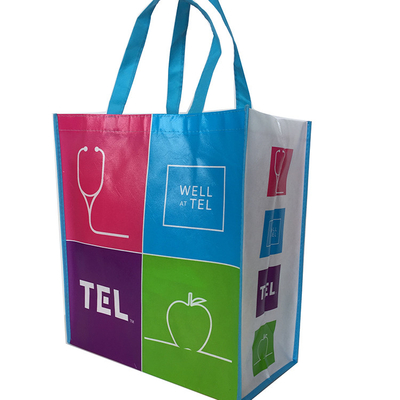 Légers stratifiés manipulent le sac non tissé de GV 50x2.5cm 9gsm pp de PE