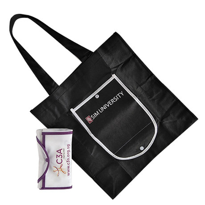 Cordon 120gsm Tote Bags de CMYK 37x10x37cm non tissé