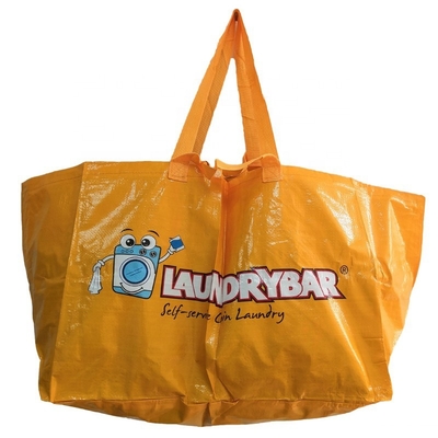 sac tissé par pp stratifié par 80x37x20cm de 100gsm CMYK 2.5x60cm