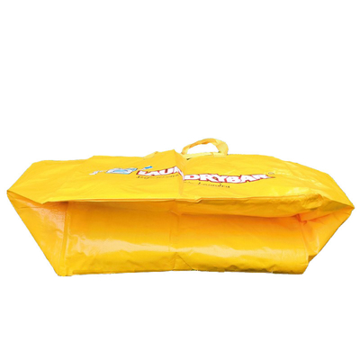 sac tissé par pp stratifié par 80x37x20cm de 100gsm CMYK 2.5x60cm