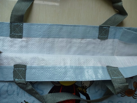 Bopp imprimé 15x38cm 120gsm a stratifié le sac tissé par pp