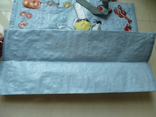 Bopp imprimé 15x38cm 120gsm a stratifié le sac tissé par pp