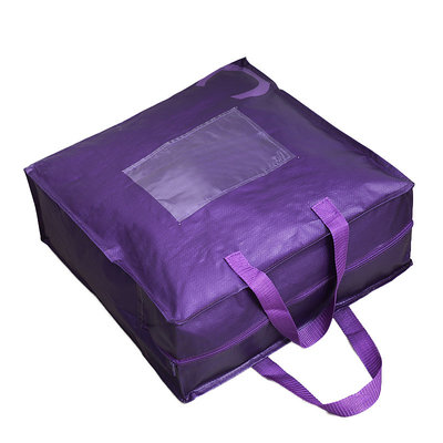 Grand sac tissé de 140gsm 55cm CMYK par polypropylène