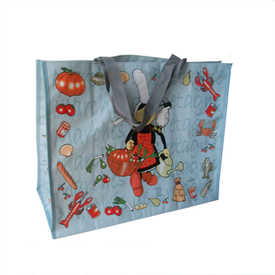 Bopp imprimé 15x38cm 120gsm a stratifié le sac tissé par pp