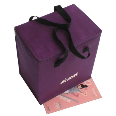 Le vin non tissé 20x15x20cm 80gsm 2mm EPE a isolé un sac plus frais
