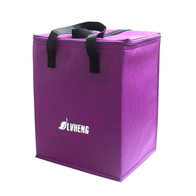Le vin non tissé 20x15x20cm 80gsm 2mm EPE a isolé un sac plus frais