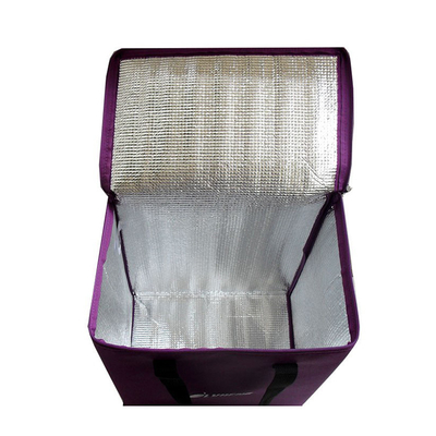 Le vin non tissé 20x15x20cm 80gsm 2mm EPE a isolé un sac plus frais