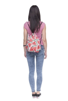 sac de cordon cosmétique de femmes du voyage 210D CMYK en nylon de 35X42cm
