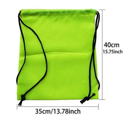 Sac de ficelle imperméable d'aspiration de SCG 600D 160gsm de polyester