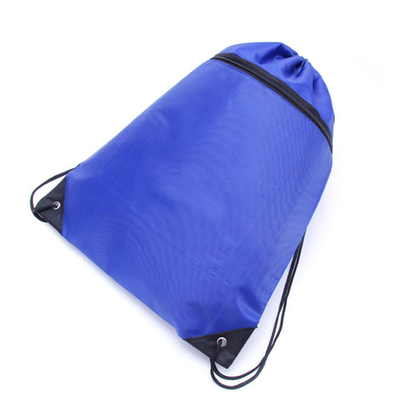 Sacs de cordon 22x40cm en nylon de la couleur RPET 0.4cm du vert 2
