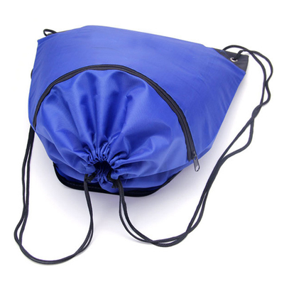 Sacs de cordon 22x40cm en nylon de la couleur RPET 0.4cm du vert 2