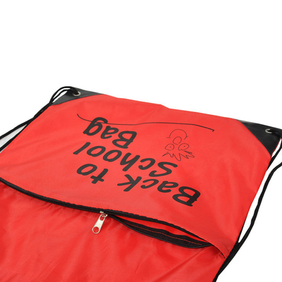 Le voyage 1.2cm 30x40cm 210D a personnalisé le sac de cordon d'enfants