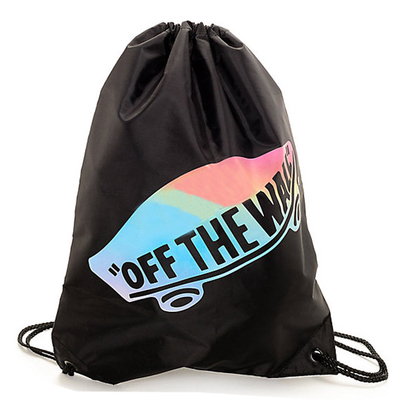 Sac de cordon coloré de camouflage d'OEM 210D 34x40cm de logo