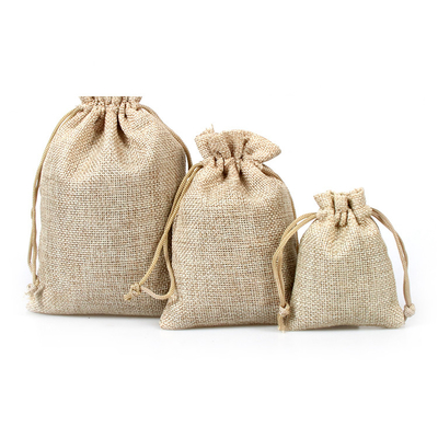Petit sac de cordon de camouflage du coton 15x20cm 50pcs 60cm