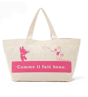 Grande 12 toile lourde Tote Bags Bulk de l'once CMYK 50x2.5cm