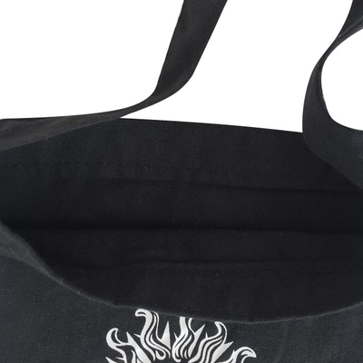 10OZ noircissent 1 couleur 190T 25X27cm que le coton réutilisent le sac