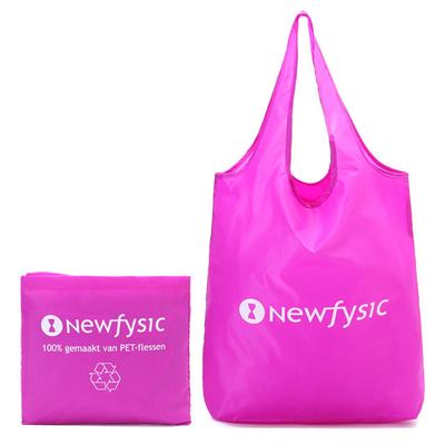 Le grand nylon de la publicité 210D 12x10cm plient Tote Bag