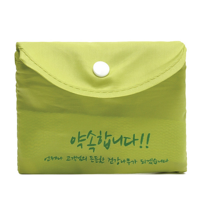 Sac à provisions se pliant en nylon réutilisable de l'emballage 190T 11x9cm