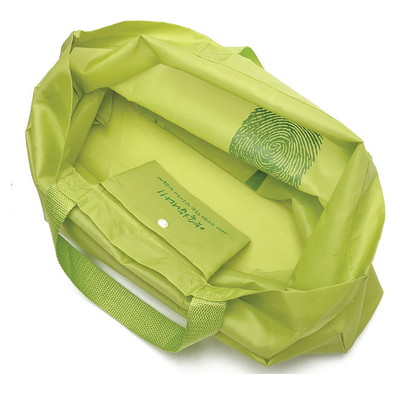 Sac à provisions se pliant en nylon réutilisable de l'emballage 190T 11x9cm