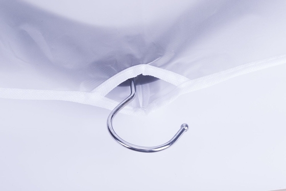 Costume non-tissé blanc de sac des robes 120x52cm CMYK PEVA de fermeture