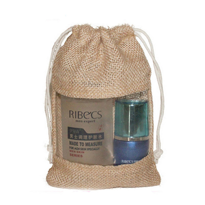 Sac à provisions de jute de ficelle du cordon 20cm 50cm