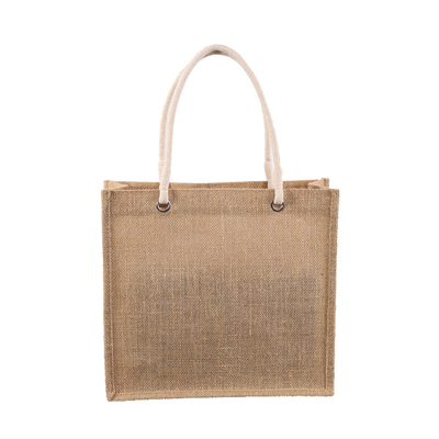 Sacs d'épicerie naturels de achat du jute 380gsm de la couleur 30xx12x30cm