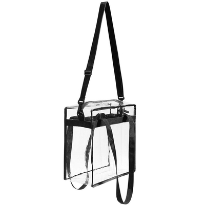 Sac de crayon de PVC du supermarché 0.2mm Tote Beautiful 35x14x38mm