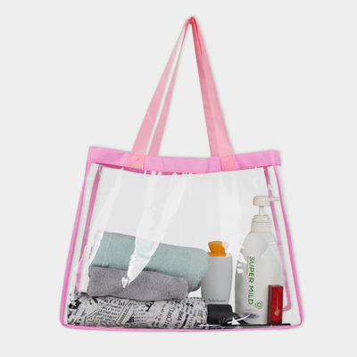 Sac de crayon de PVC d'épaisseur d'OEM 22x7x15cm 0.2mm 40X2.5cm