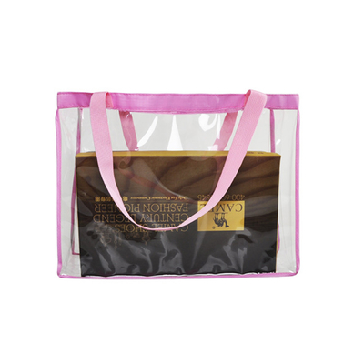 Sac de crayon de PVC d'épaisseur d'OEM 22x7x15cm 0.2mm 40X2.5cm