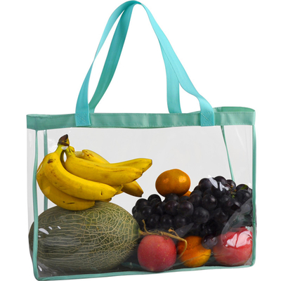 Sac de crayon de PVC d'épaisseur d'OEM 22x7x15cm 0.2mm 40X2.5cm