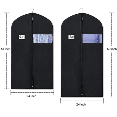 Couverture non tissée antipoussière de costume des hommes 70gsm 60x120cm