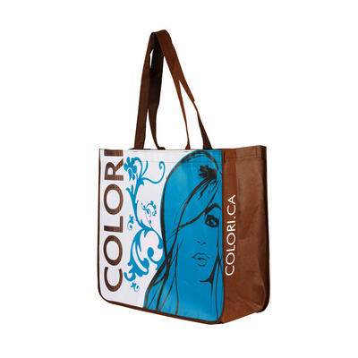 RPET 60X3cm 30g CMYK BOPP a stratifié les sacs tissés par pp