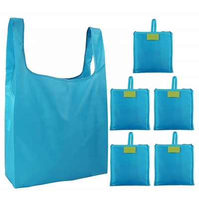 Sacs d'épicerie réutilisables pliables de RPET 30cm 36x38cm PEVA