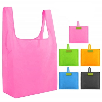 Sacs d'épicerie réutilisables pliables de RPET 30cm 36x38cm PEVA