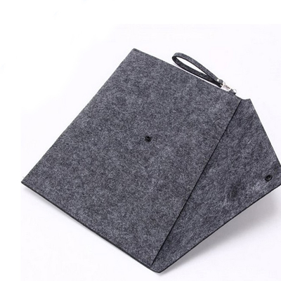 La douille de l'emballage 33.5cmx24cm d'OEM de gris a senti Tote Bag