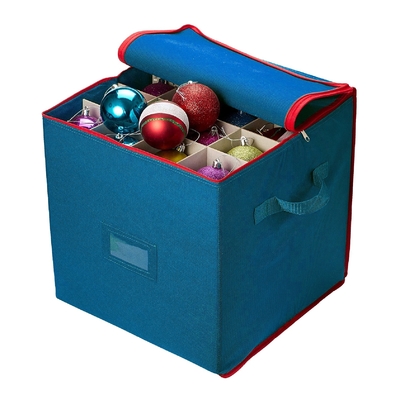 Boîte pliable de tissu de Noël 3L 30.5x30.5x30.5cm