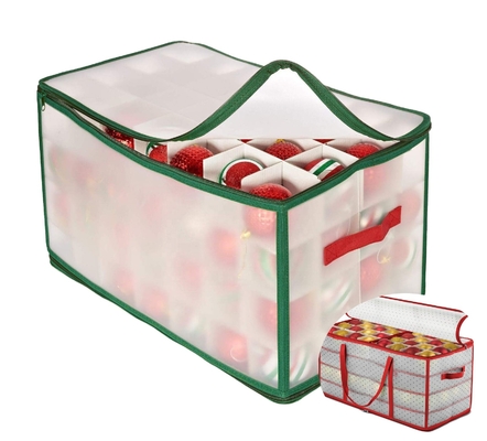 Boîte pliable de tissu de Noël 3L 30.5x30.5x30.5cm